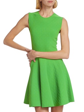 Fit-&-Flare Knit Dress