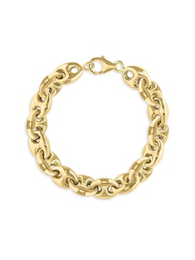 14K Yellow Goldplated Sterling Silver Mariner Link Bracelet