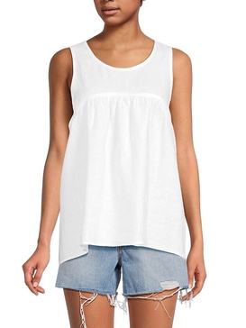 100% Linen Sleeveless Top