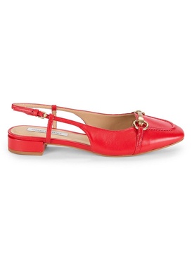 Bit Leather Flats