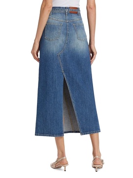 Dean Denim Midi Skirt
