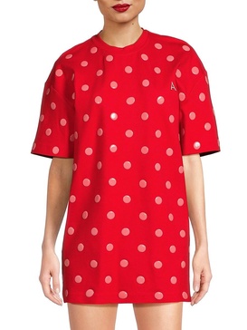 Polka Dot T-Shirt Minidress