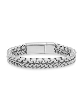 Stainless Steel Box Chain Bracelet