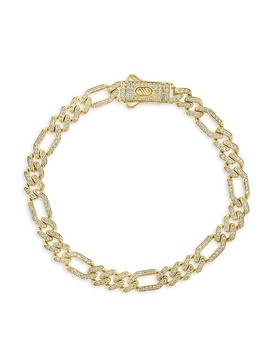 14K Yellow Gold & 1.81 TCW Lab Grown Diamond Chain Bracelet