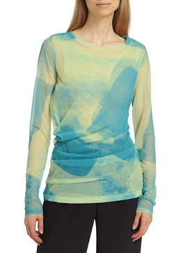 Amber Mesh Jersey Top