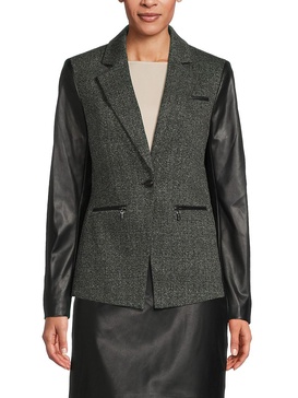 Notch Lapel Twofer Jacket