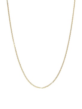 Build Your Own Collection 14K Yellow Gold Diamond Cut Cable Chain Necklace