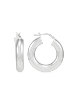 Sterling Silver Hoop Earrings