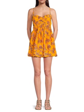 Ambrose Print Sweetheart Mini Dress