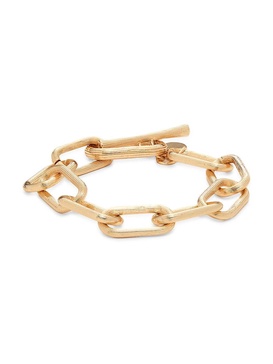Goldtone Bamboo Link Bracelet