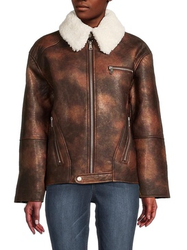 Audie Faux Fur Trim Jacket