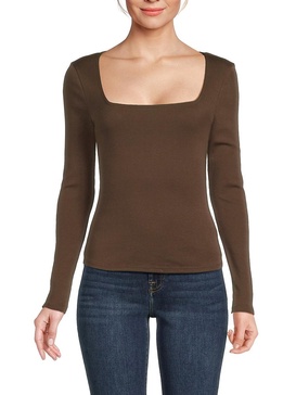 Solid Squareneck Top