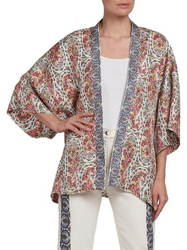 Silk Floral Paisley Kesa