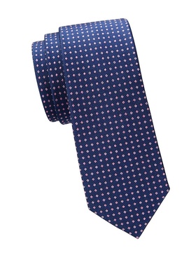 Diamond Pattern Silk Tie