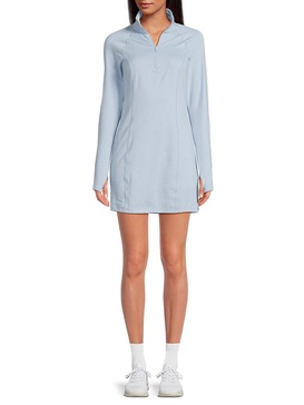 Westside Mock Collar Minidress