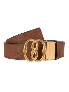Taurus Logo Leather Reversible Belt