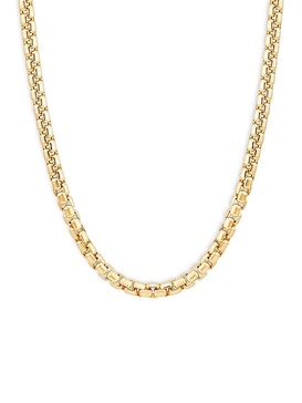 14K Yellow Gold 18" Box Chain Necklace