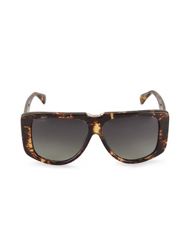 57MM Rectangle Sunglasses