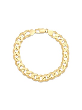 14K Goldplated Silver Curb Chain Bracelet