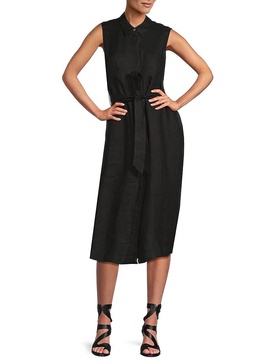 Belted Midi Shirtdress
