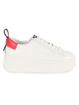 Leather Low Top Sneakers