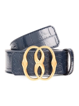 Logo Leather Reversible Belt