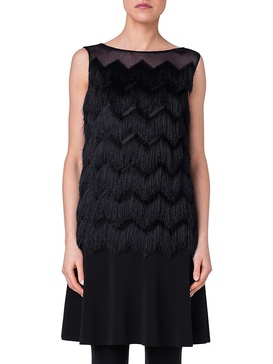 Sleeveless Fringe Dress