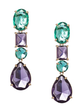 Luxe Eleanor Cubic Zirconia Drop Earrings