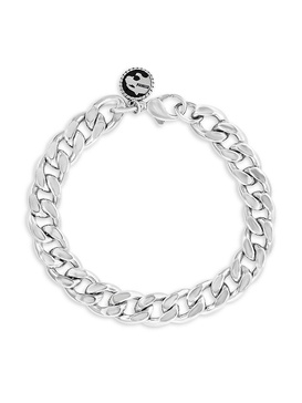 Sterling Silver Flat Curb Chain Bracelet