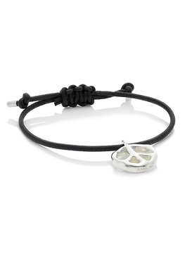 Peace Leather Bracelet