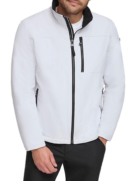 Men's Sherpa Lined Classic Soft Shell Jacket