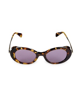 51MM Oval Sunglasses
