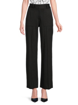 Flat Front Wide Leg Pants