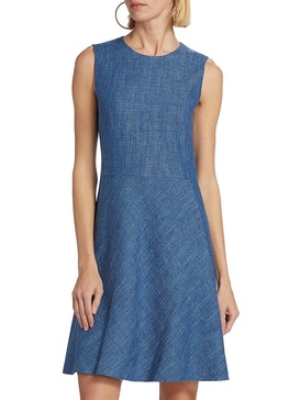 Sleeveless Linen Dress