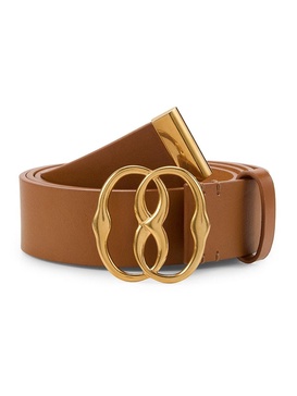 Logo Leather Belt