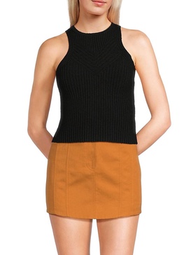 Lucy Ribbed Crop Top