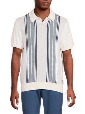 Mod Stripe Sweater Polo