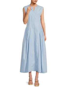 Millie Split Neck Maxi Dress