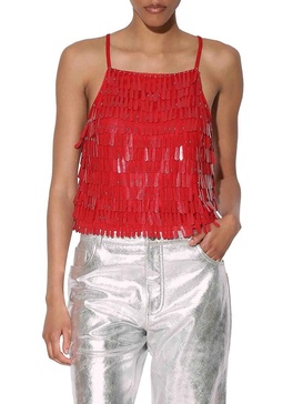Nora Fringed Sleeveless Top
