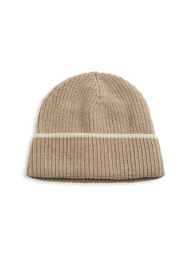 COLLECTION Ribbed Wool-Blend Beanie