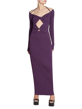Fotia Cut-Out Knit Maxi Dress