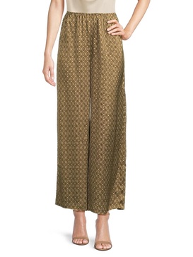 Printed Silk Pants