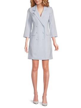Double-Breasted Blazer Minidress