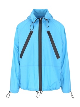 Cord Lock Hooded Zip Jacket