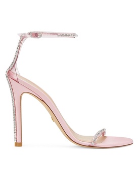 Nudistglam 110MM Embellished Strap Sandals