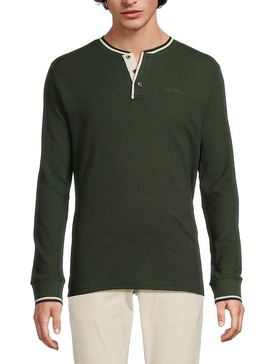 Waffle Knit Henley