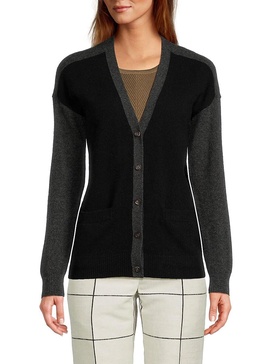 Cashmere Colorblock Cardigan