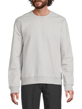 Striped Fleece Sweatshirt