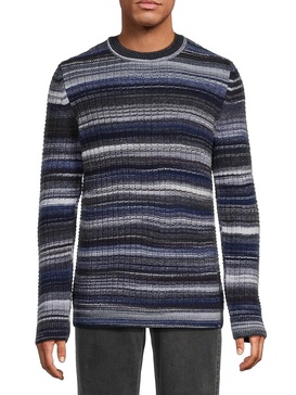 Rick Striped Virgin Wool Blend Sweater