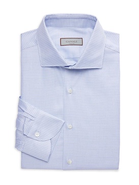 Printed Cotton Dress Shirt